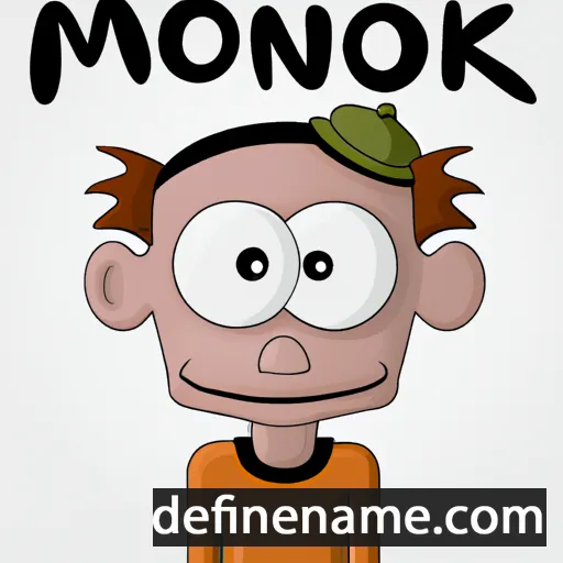 cartoon of the name Manoek