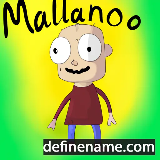 cartoon of the name Manolín