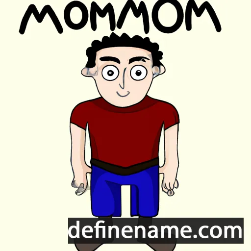 cartoon of the name Manomir