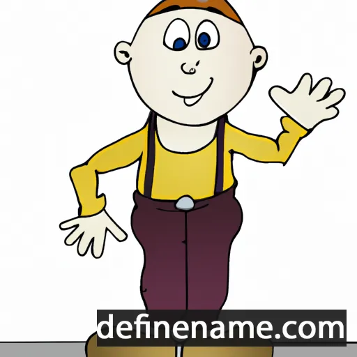 cartoon of the name Manos