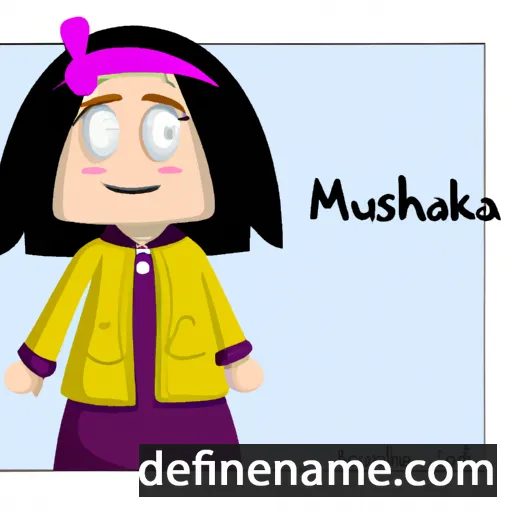 cartoon of the name Manoushka