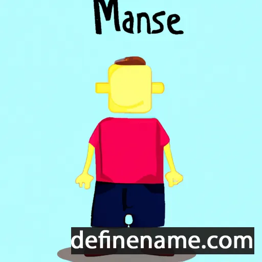 Mansie cartoon