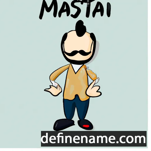 cartoon of the name Mansif