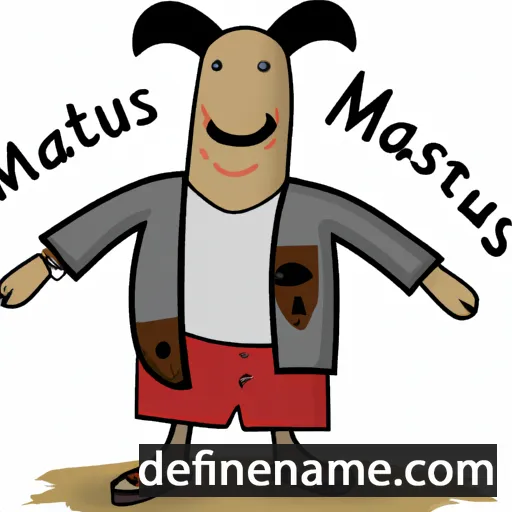 Mansuetus cartoon