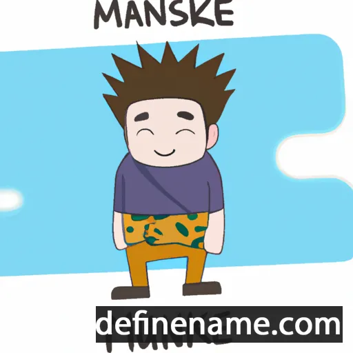 cartoon of the name Mansuke