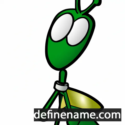 cartoon of the name Mantis