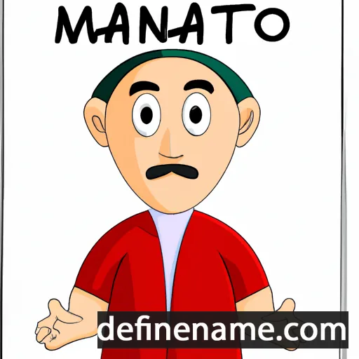 cartoon of the name Manto