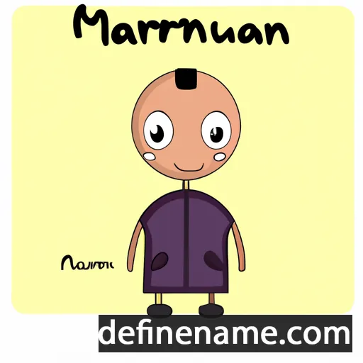 cartoon of the name Manuarii