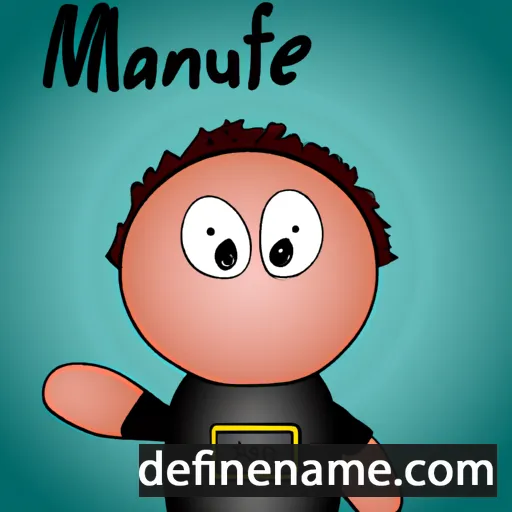 Manué cartoon