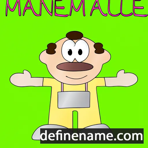 cartoon of the name Manueli