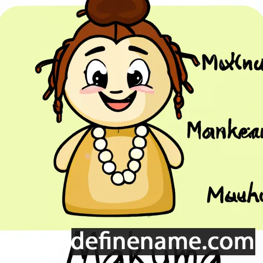 cartoon of the name Manuka