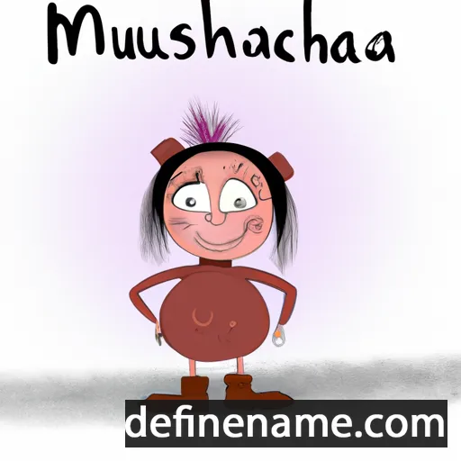 cartoon of the name Manuschka