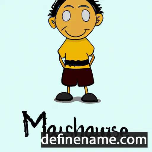 cartoon of the name Manushe