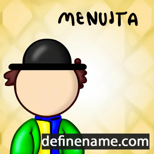 cartoon of the name Manutea