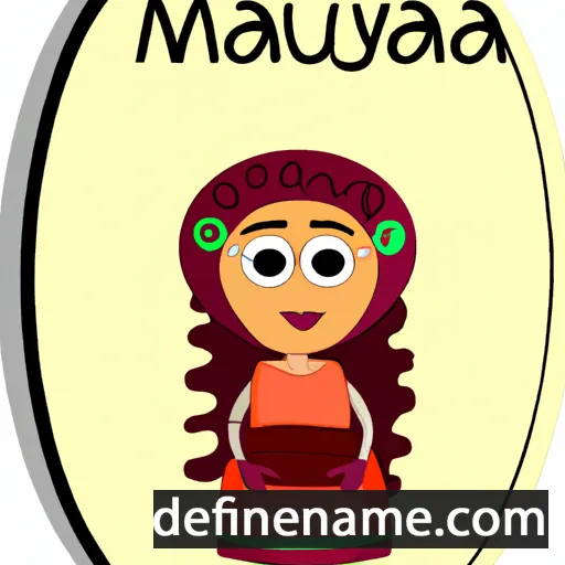 cartoon of the name Manuyla