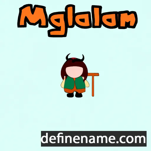 Maolagán cartoon