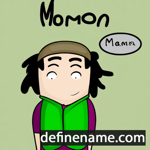 cartoon of the name Maonirn