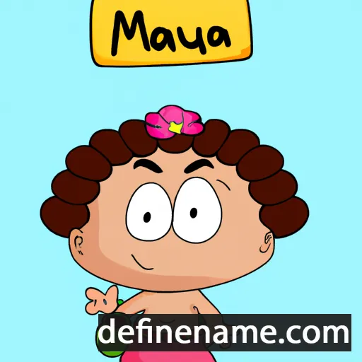 Maoupa cartoon