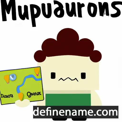 cartoon of the name Maponus