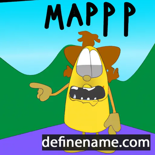 cartoon of the name Mappyay