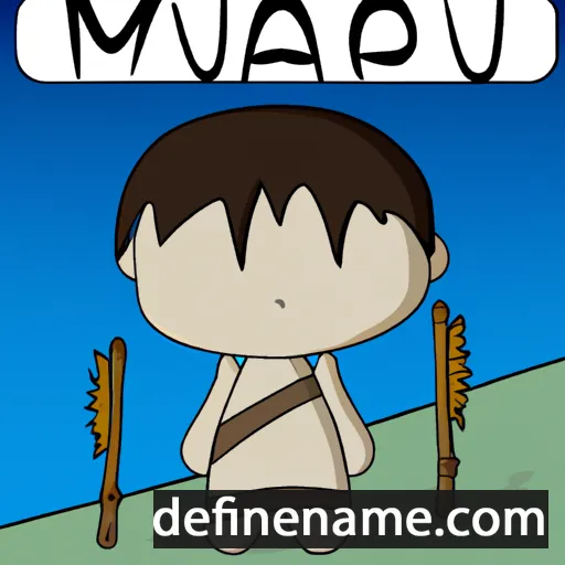 cartoon of the name Mapuii