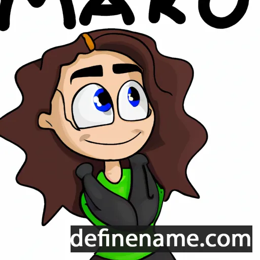 cartoon of the name Mar