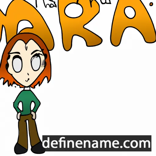 cartoon of the name Mara