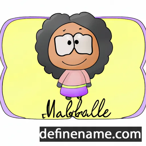 cartoon of the name Marabel