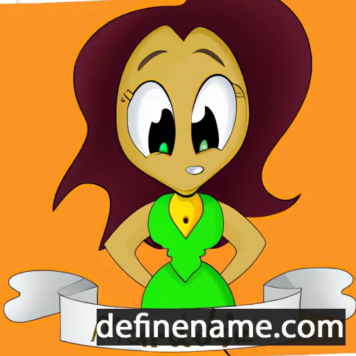 cartoon of the name Marajade