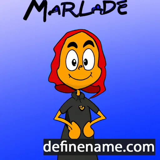 cartoon of the name Maralde