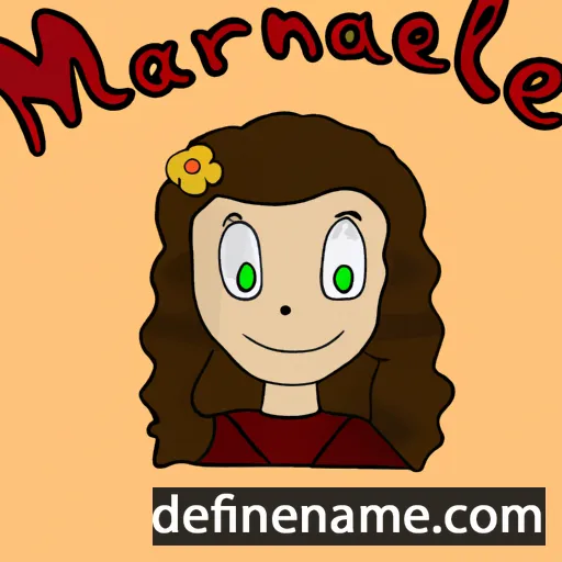 cartoon of the name Maralene