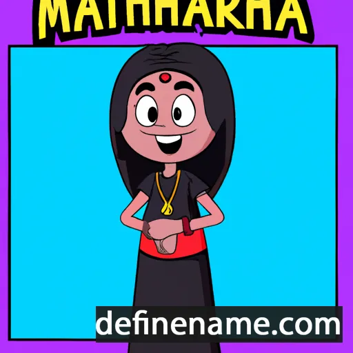 cartoon of the name Maranatha