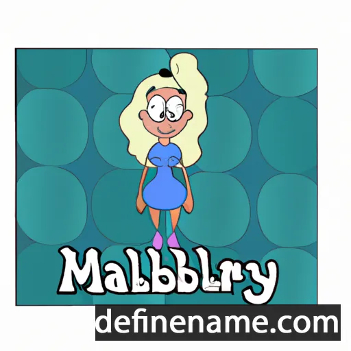 cartoon of the name Marbely