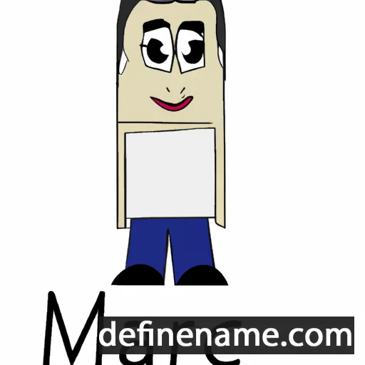 cartoon of the name Marcan