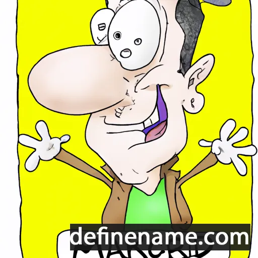 cartoon of the name Marcarad