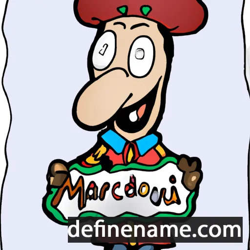 Marcareddu cartoon