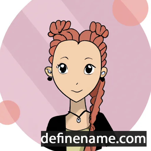 cartoon of the name Marcelė