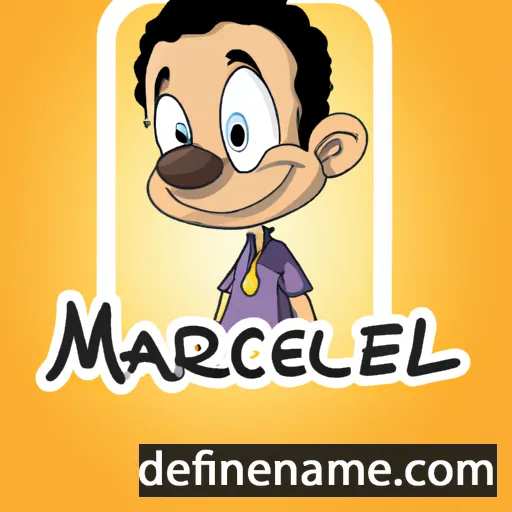 cartoon of the name Marceli