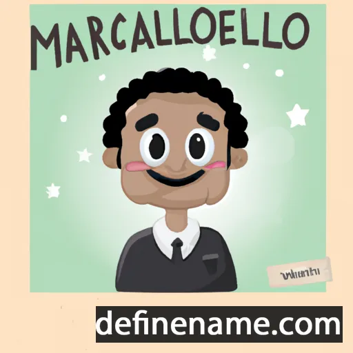 cartoon of the name Marceliano