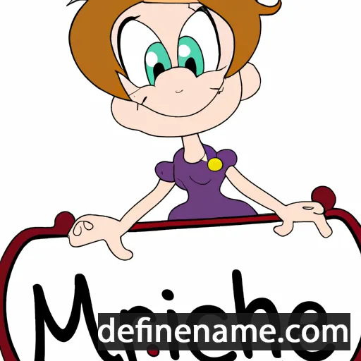 cartoon of the name Marche