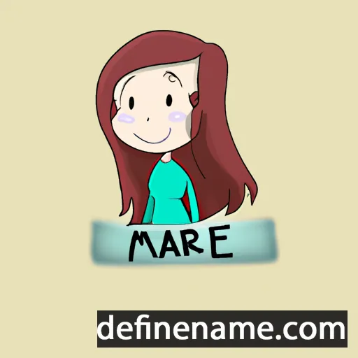 cartoon of the name Máre