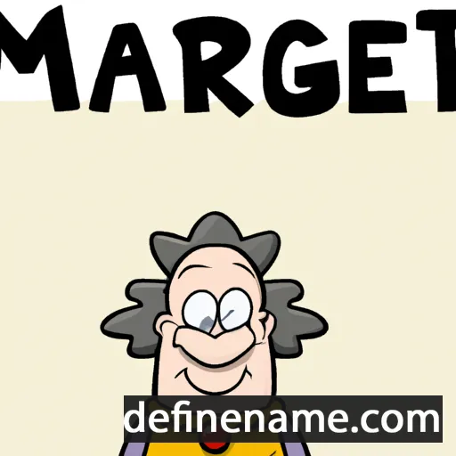 cartoon of the name Márgget