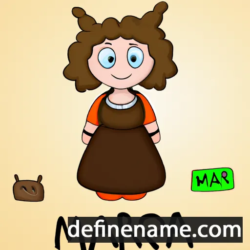 cartoon of the name Márjjá