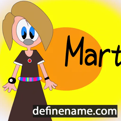 Märit cartoon