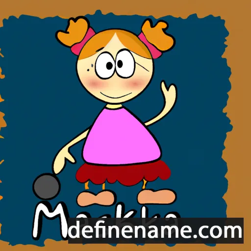 cartoon of the name Mařenka