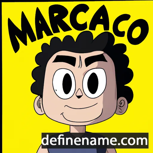 cartoon of the name Marcílio