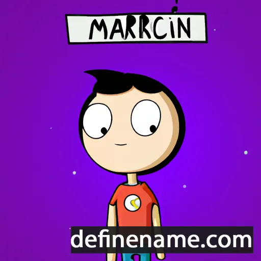 Marcián cartoon