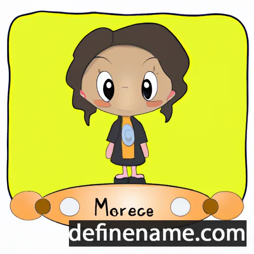 cartoon of the name Marciele