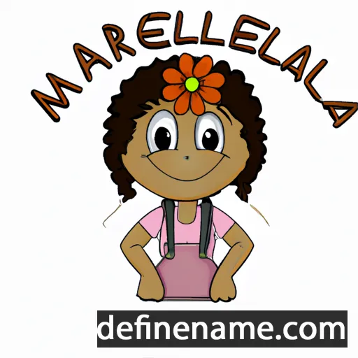 cartoon of the name Marciella