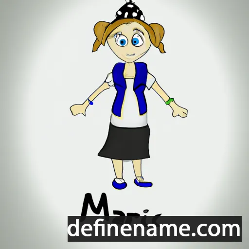 cartoon of the name Marcja